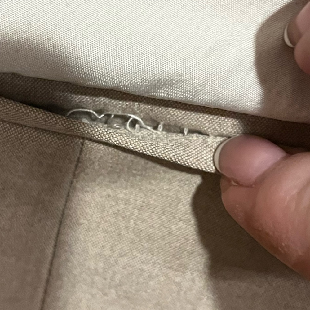 Ann Taylor  Cream Stretch TwillBlazer, lined, size 10 - Picture 7 of 10